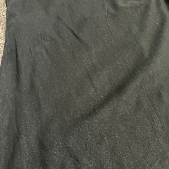 Me and Arrow Black Linen Blend Skirt - Picture 2 of 3